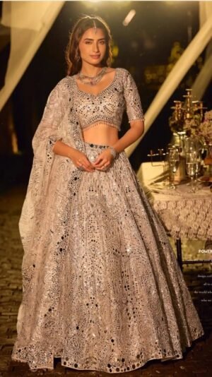 IMG-20260923-WA0211 Rose Gold Mirrorwork Lehenga Choli