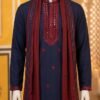 Festive Men’s Kurta Set with Dupatta