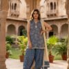 Floral Printed Cotton Farshi Salwar Suit Set