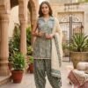Floral Printed Cotton Farshi Salwar Suit Set