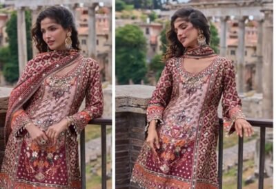 IMG-20260923-WA0141 Maroon Printed Kurta Palazzo Set With Dupatta