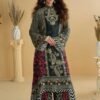 Aari & Gota Patti Crepe Silk Sharara Set