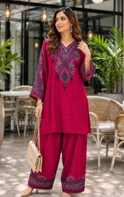 IMG-20260923-WA0249 Paisley Printed Crepe Farshi Salwar Co-ord Set