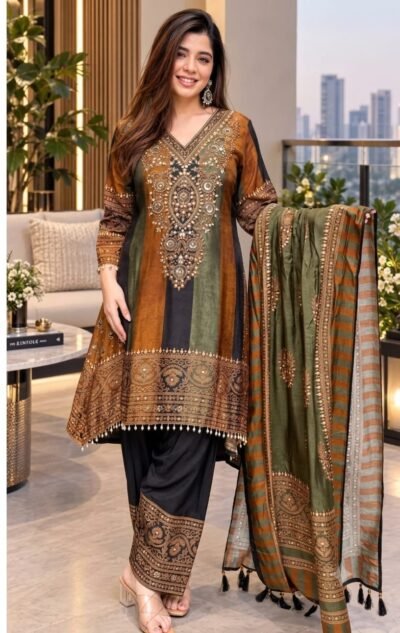 IMG-20260923-WA0502 Mirror Work Russian Silk Farshi Suit Set