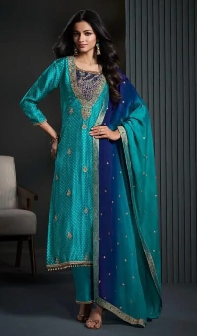 IMG-20260923-WA0640 Bandhani Crepe Silk Kurta & Straight Pants Set