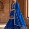 IMG-20260924-WA0584 Royal Blue Embellished Chinon Gharara Set