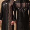 IMG-20260924-WA0886 Ajrakh-Inspired Mirror Work Men’s Kurta