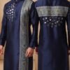 IMG-20260924-WA0887 Ajrakh-Inspired Mirror Work Men’s Kurta
