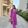 Chanderi Chikankari Kurta & Pant Set