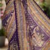 IMG-20260925-WA0153 Ajrakh-Inspired Embellished Chinon Saree