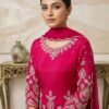 SCF0132-01 Pure Chinon Handwork Kurta Sharara Set