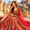 SCF0143-01 Pure Silk & Net Handwork Lehenga Choli