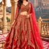 SCF0143-1 Pure Silk & Net Handwork Lehenga Choli