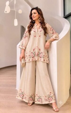 SCF0159-01 Premium Chinon Designer Co-ord Set