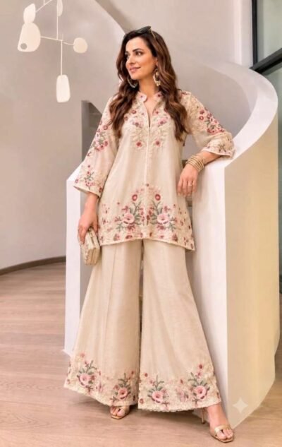 Premium Chinon Designer Co-ord Set