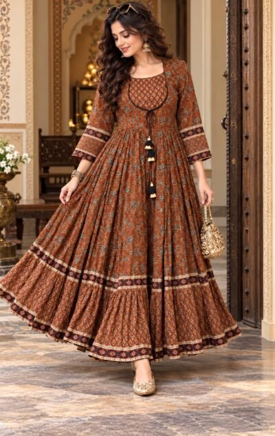 SCF0162-02 Premium Printed Festival Co-ord Set