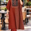 SCF0163-02 Premium Cotton Handwork Co-ord Set