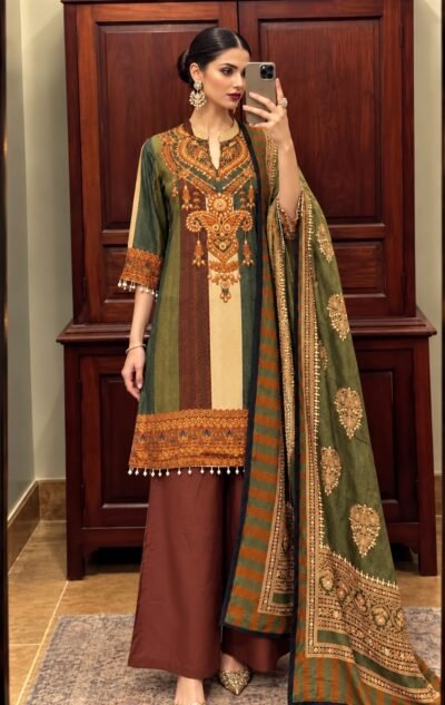 SCF0171-01 Premium Crepe Handwork Designer Set