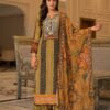 SCF0174-01 Bandhani Print Crepe Pheran Kurta Pant Set