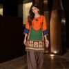 SCF0184-02 Pure Crepe Printed Farshi Salwar Set