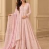Real Georgette Lucknowi Chikankari Palazzo Suit