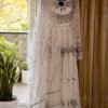 SCF0209-01 Authentic Lucknowi Chikankari Mul Cotton Anarkali