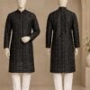 Festive Men's Kurta Set with Dupatta
