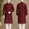 Festive Men's Kurta Set with Dupatta