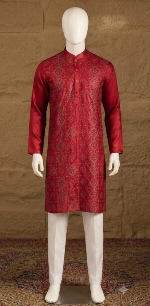 SCF0211-03 Festive Men's Designer Kurta Set – Style 2