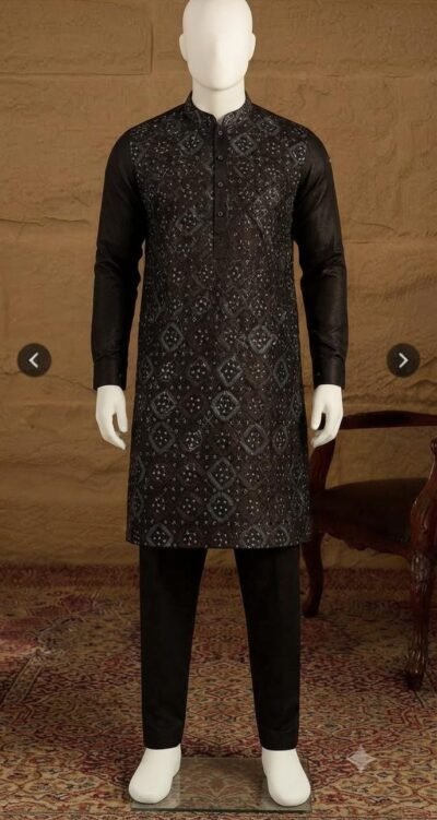 Festive Men's Designer Kurta Set – Style 2