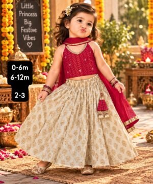 SCF0214-01 Infant & Kids Festive Lehenga Choli Set