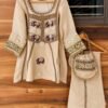 SCF0215-02 Kids Tissue Shimmer Designer Bell-Bottom Set