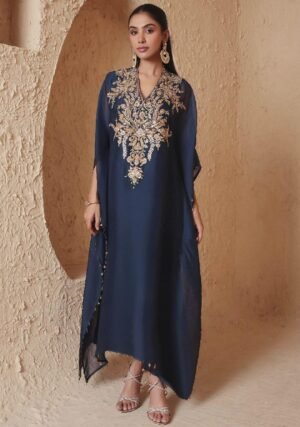 SCF0217-3 Viscose Georgette Tilla Handwork Kaftan