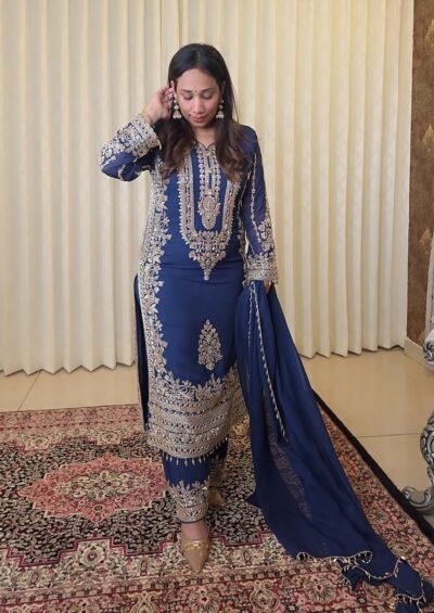 Heavy Handwork Georgette Pakistani Suit
