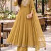 Crush Tissue Handwork Ethnic Outfit