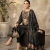Embroidered Silk Suit with Bandhani Dupatta & Potli