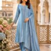 Handwork Shimmer Silk Three-Piece Suit
