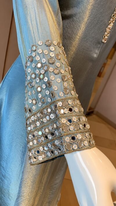 Handwork Shimmer Silk Three-Piece Suit