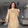 Hand-Embroidered Crepe Designer Set