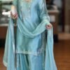 SCF0261-01 Roman Silk Bell Sleeve Farshi Salwar Suit