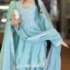 SCF0261-03 Roman Silk Bell Sleeve Farshi Salwar Suit