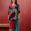 SCF0267-01 Silk Pheran Set with Embroidery