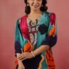 SCF0267-02 Silk Pheran Set with Embroidery