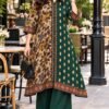 SCF0270-02 Printed Natural Crepe Lacework Co-ord Set