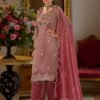 SCF0271-01 Zirraf Silk Cutwork Kurti Set