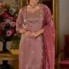 SCF0271-02 Zirraf Silk Cutwork Kurti Set
