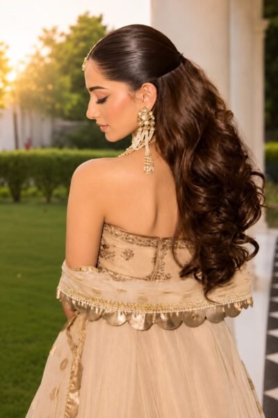 Embroidered Tissue Occasionwear Ensemble