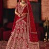 Bridal Silk Lehenga Set with Double Dupatta