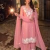 Embroidered Mul Cotton Palazzo Suit