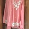 Embroidered Mul Cotton Palazzo Suit